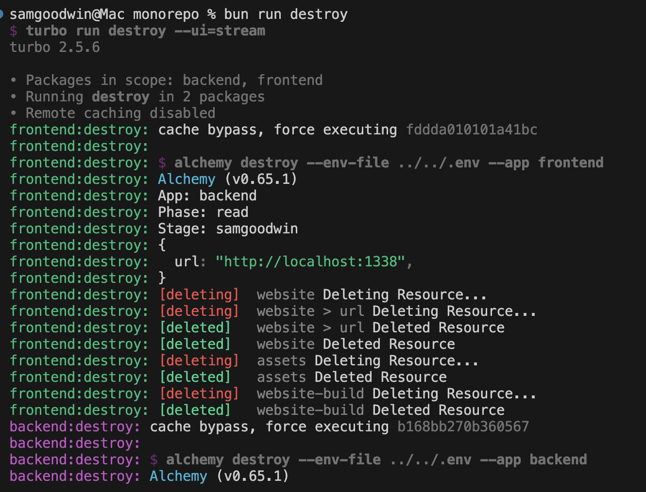destroy